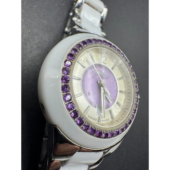 Aquaswiss Swiss-Made Sea Star Women\'s Watch Purple White Ceramic SS 59G001 main image 8